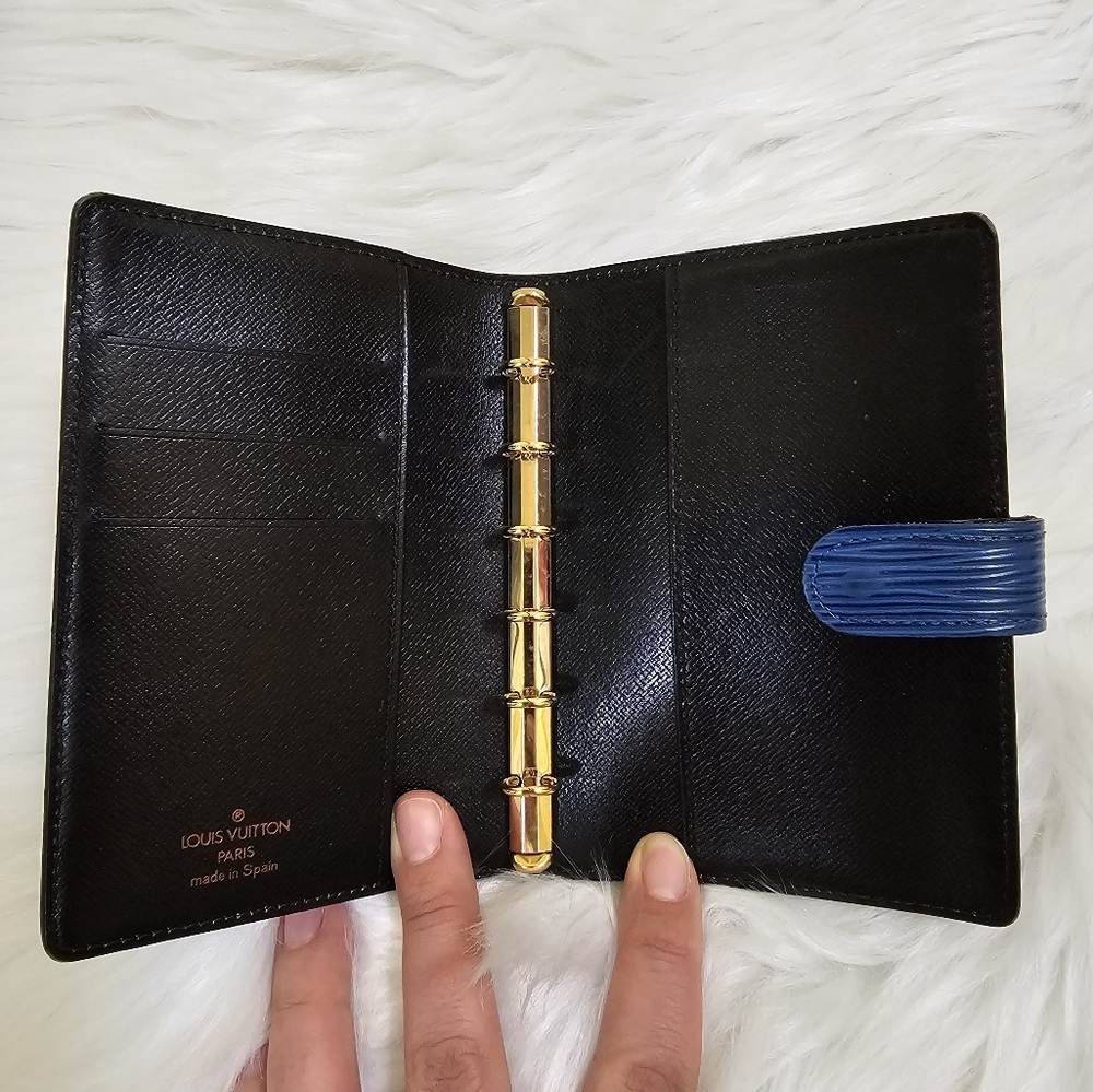 Vintage Louis Vuitton Epi Medium Agenda Cover Blue - Picture 5 of 17